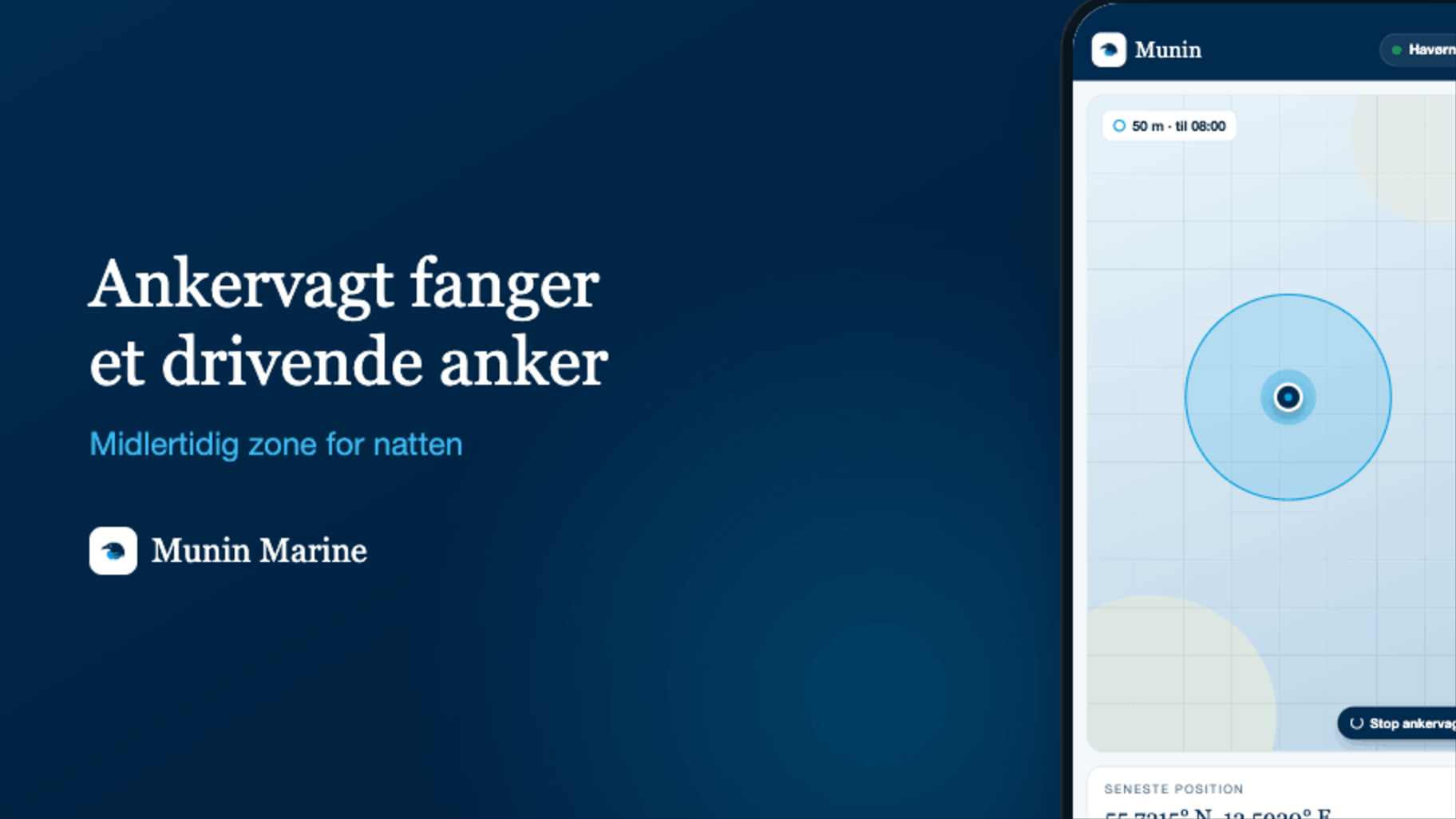 Munin-appen: ankervagt